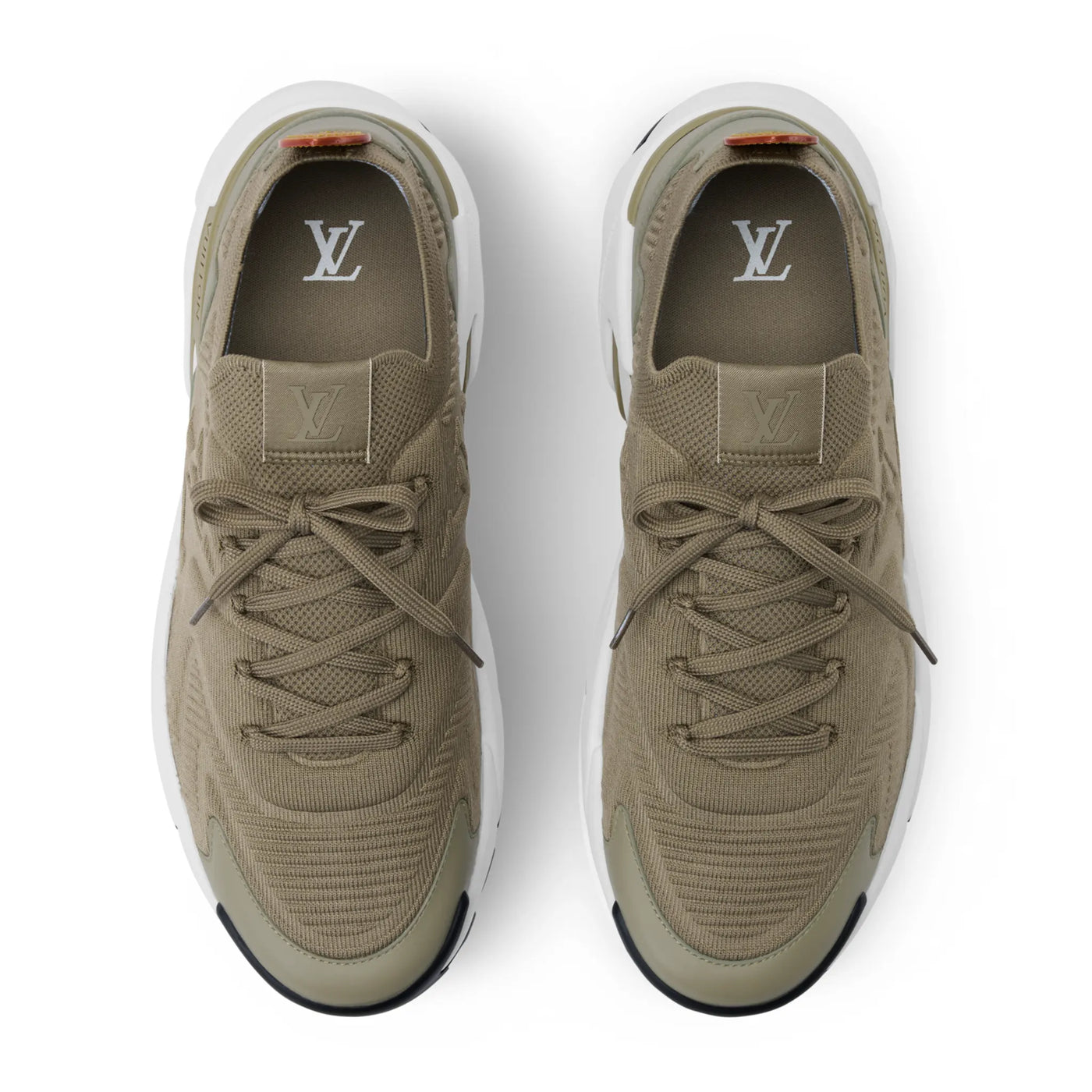 Baskets Louis Vuitton Runner Tatic Khaki — vue 3