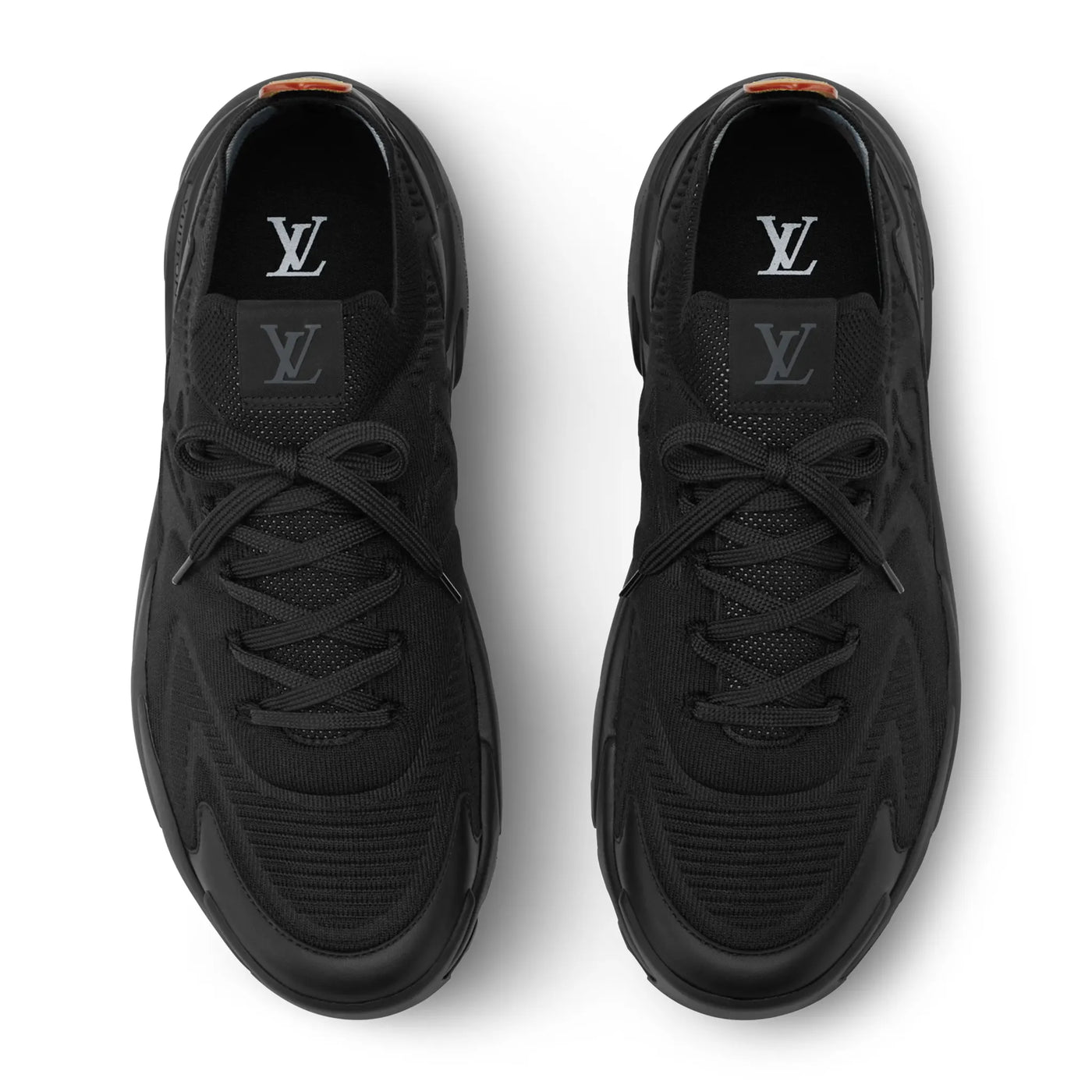 Baskets Louis Vuitton Runner Tatic Triple Noir — vue 3