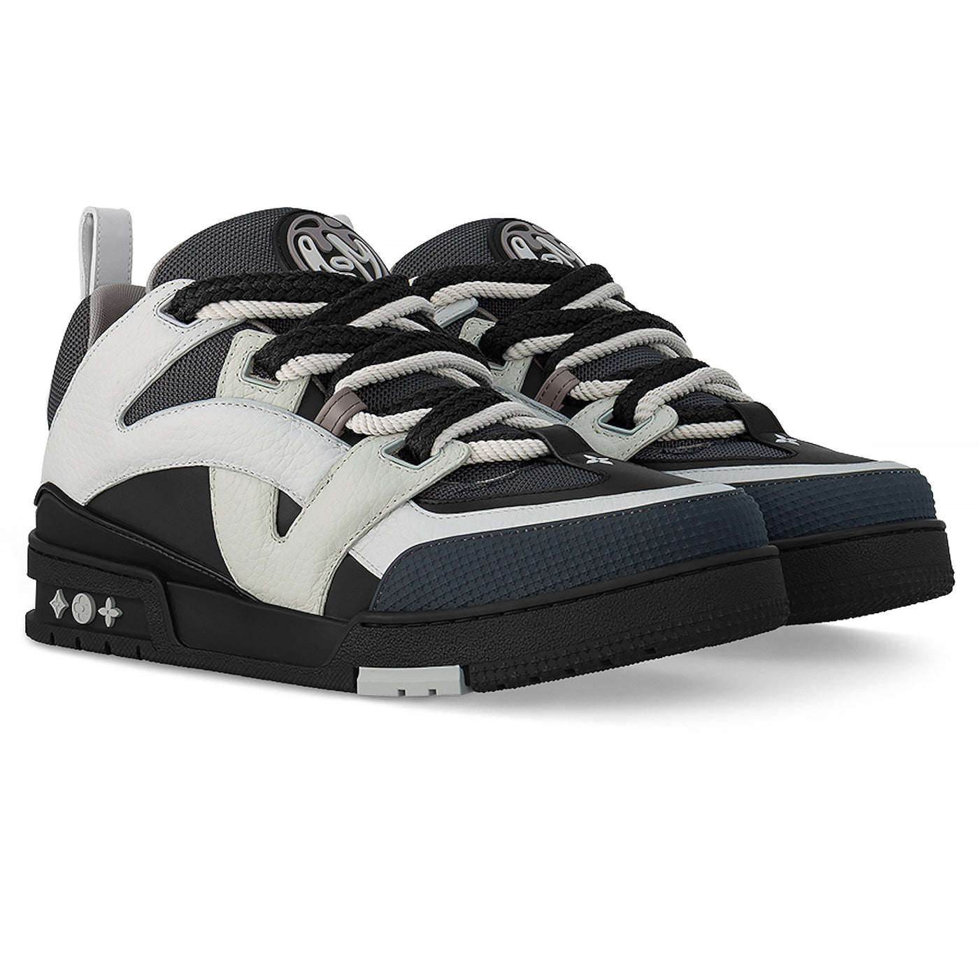 Baskets Louis Vuitton Skate Trainer Anthracite — vue 2