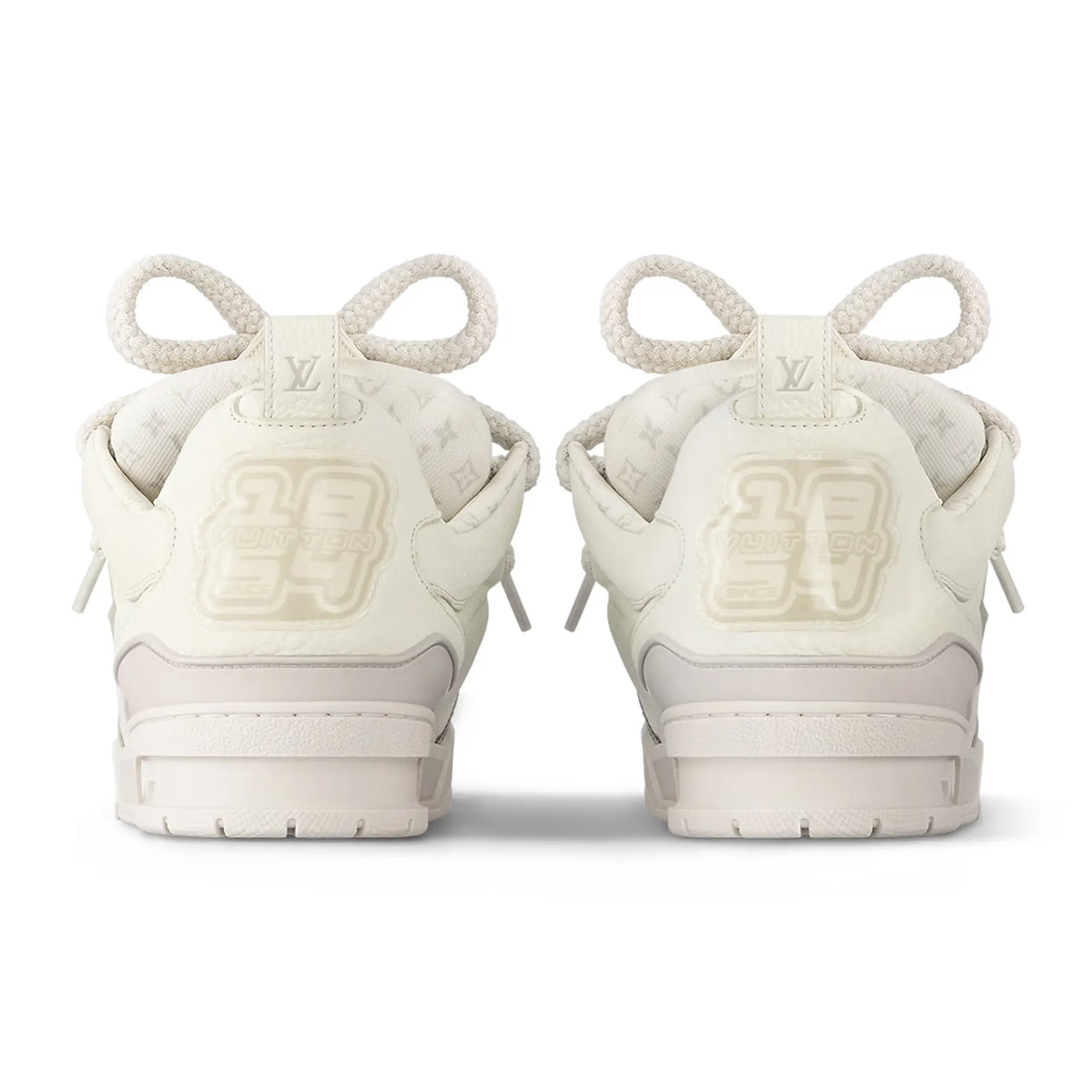 Baskets Louis Vuitton Skate Trainer Blanc — vue 3