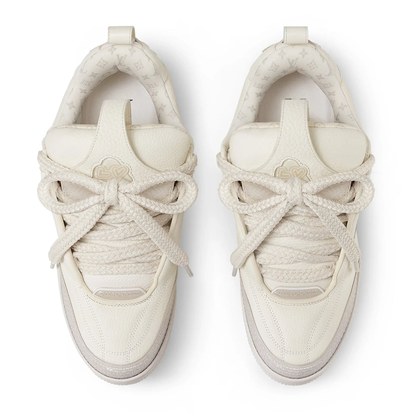 Baskets Louis Vuitton Skate Trainer Blanc — vue 2