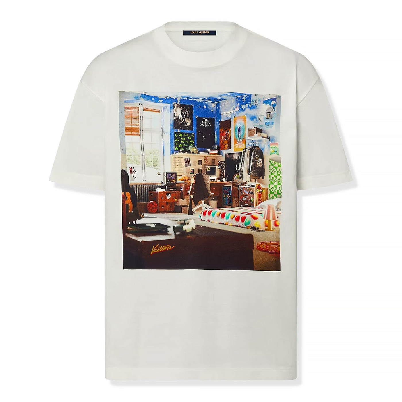 T-Shirt Louis Vuitton Teen Bedroom Blanc T Shirt
