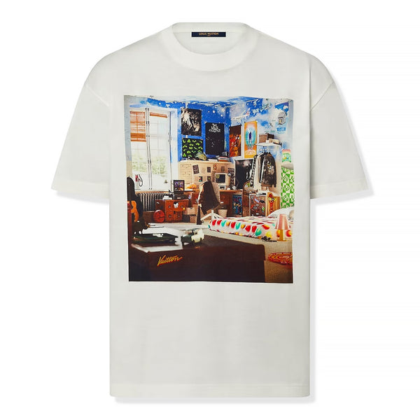 T-Shirt Louis Vuitton Teen Bedroom Blanc T Shirt