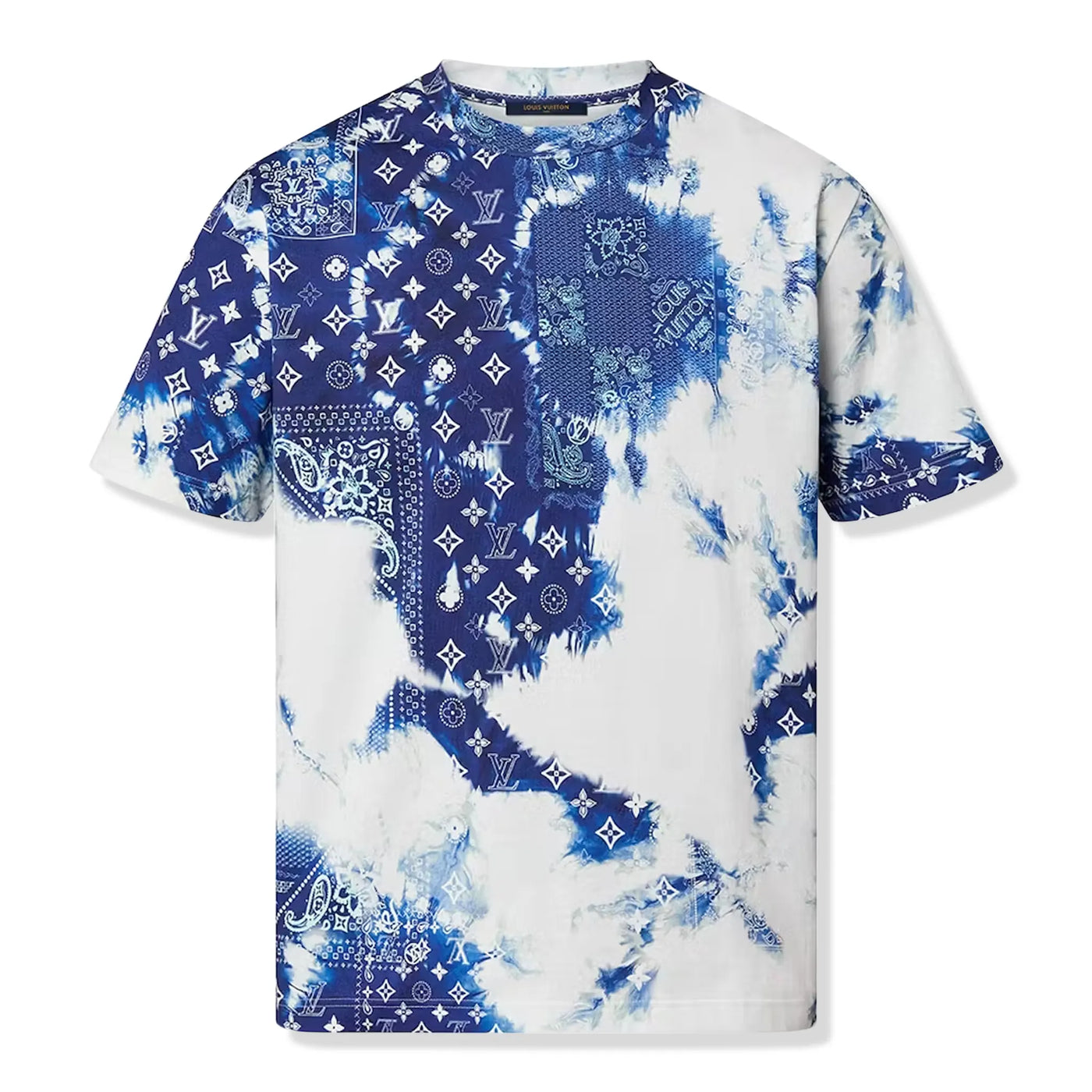 T-Shirt Louis Vuitton Monogram Bandana Bleu T Shirt
