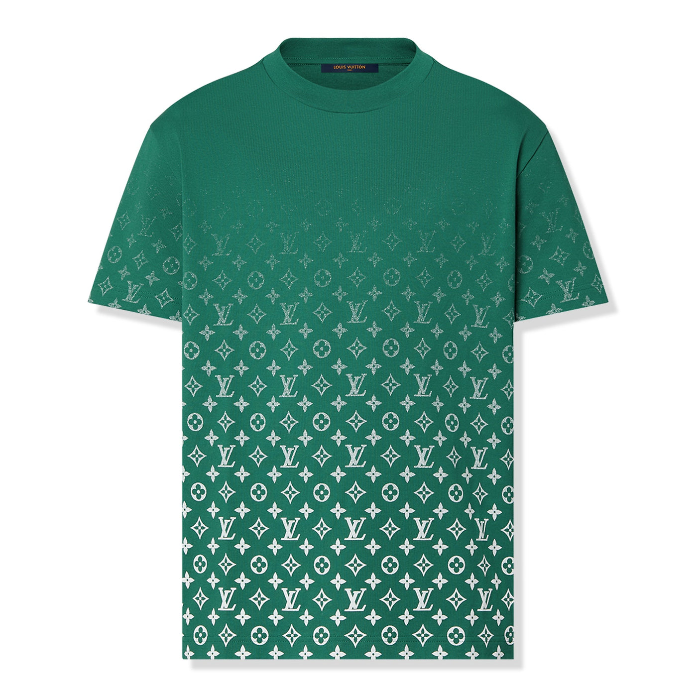 T-Shirt Louis Vuitton Monogram Gradient Cotton Vert T Shirt