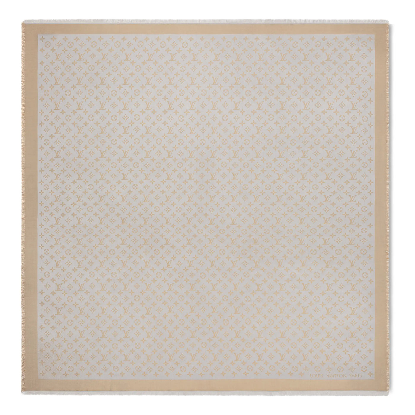 Écharpe Louis Vuitton Monogram Shine Greige Shawl — vue 3