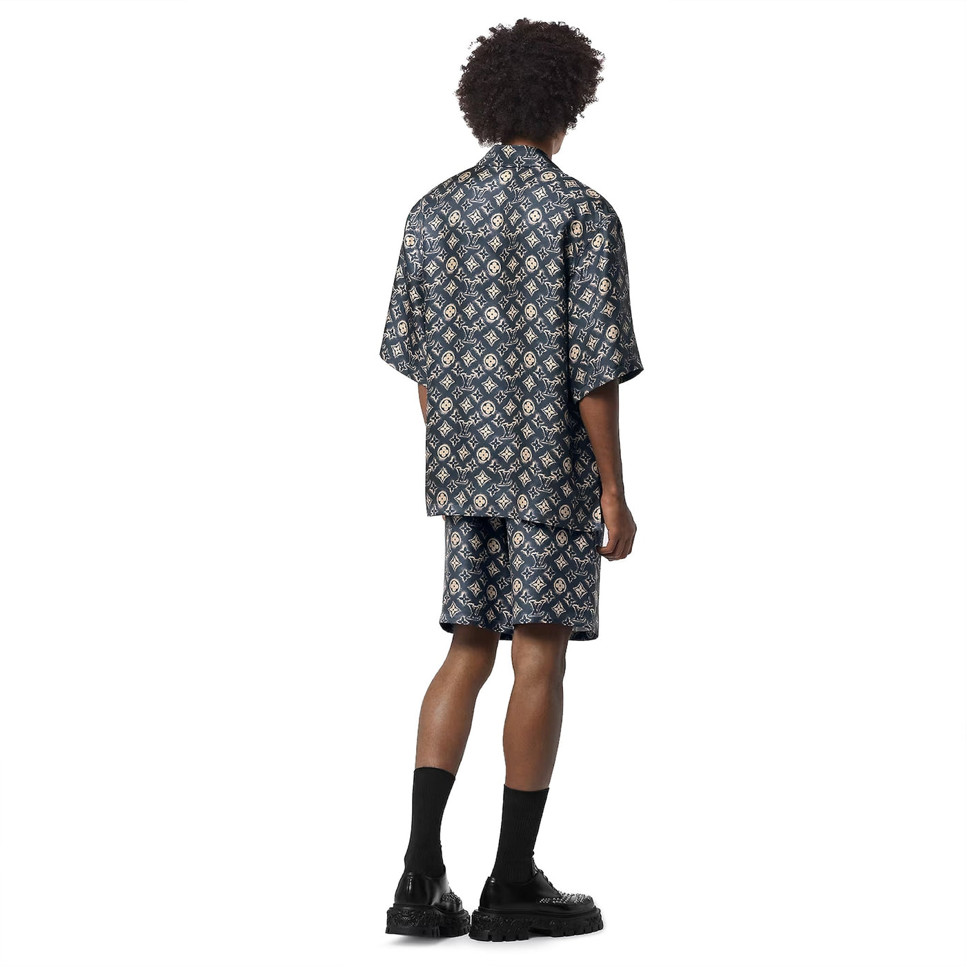 Chemise Louis Vuitton Monogram Silk Sleeved Shirt — vue 4