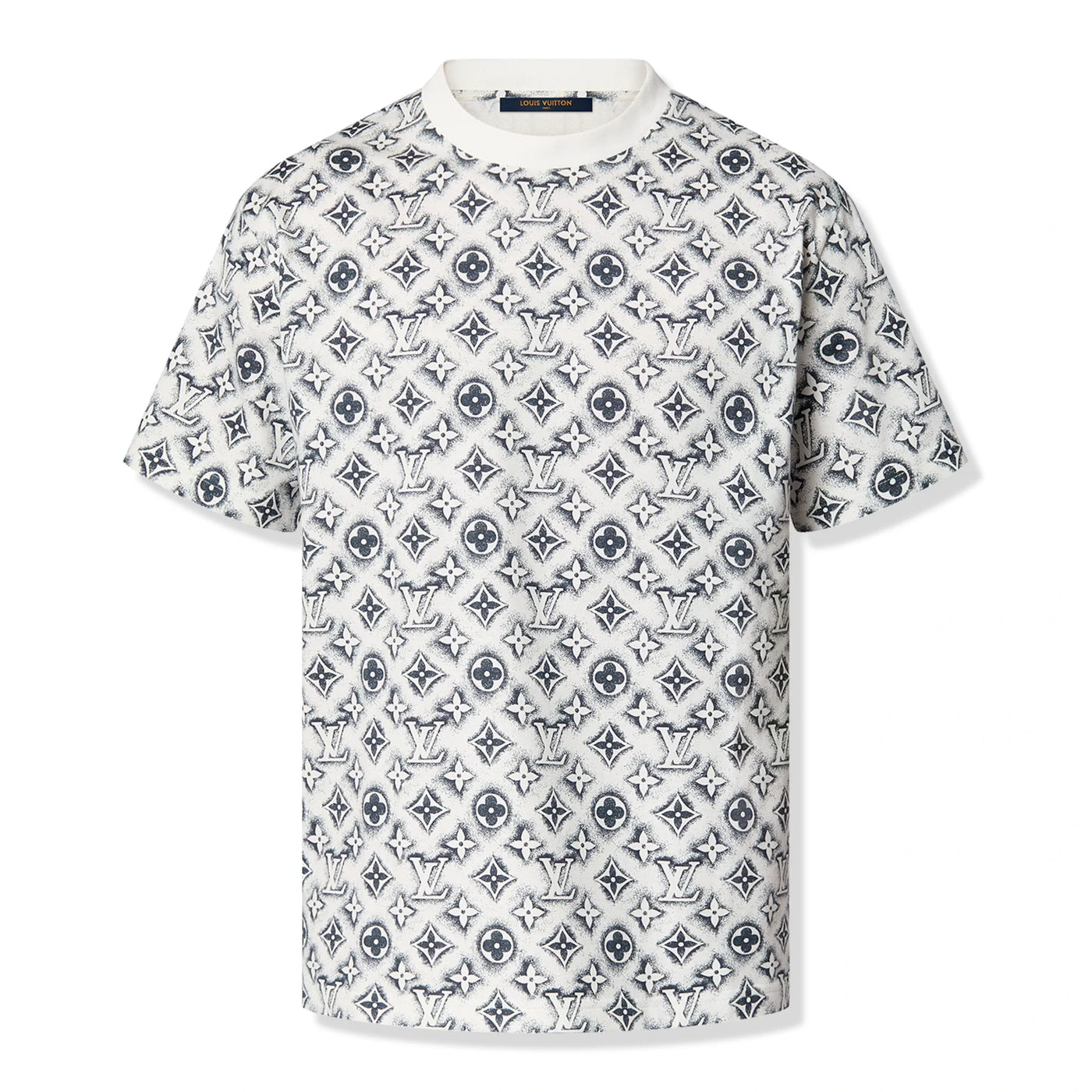 T-Shirt Louis Vuitton Monogram Blanc Deep Noir T Shirt