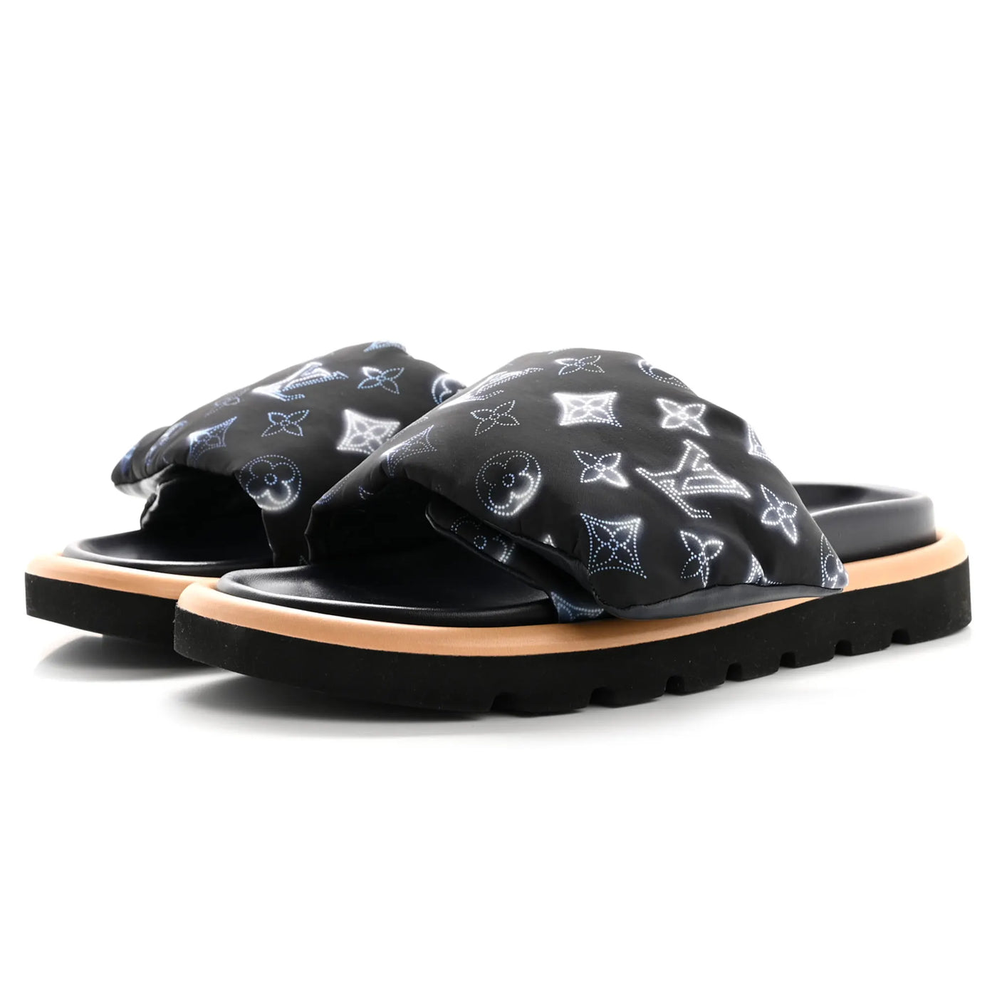 Claquettes Louis Vuitton Pool Pillow Monogram Marine — vue 2