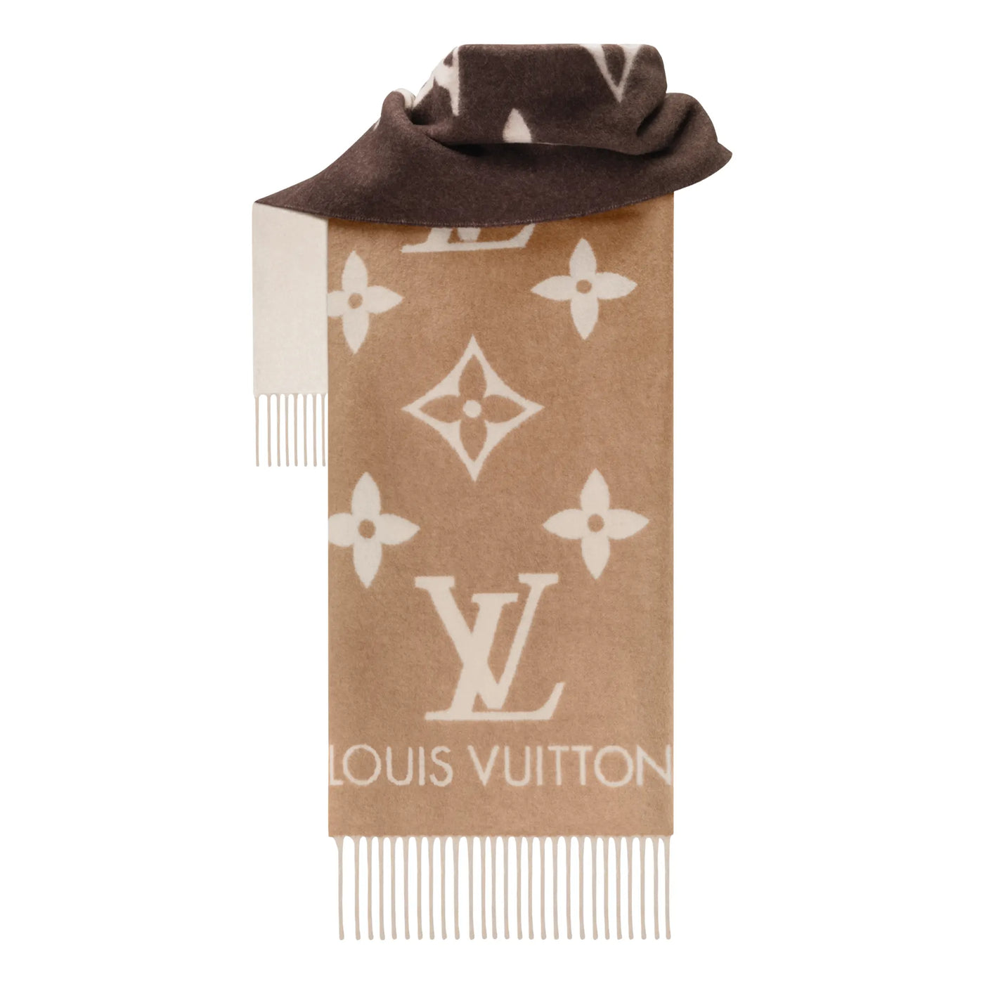 Écharpe Louis Vuitton Reykjavik Gradient Beige — vue 2