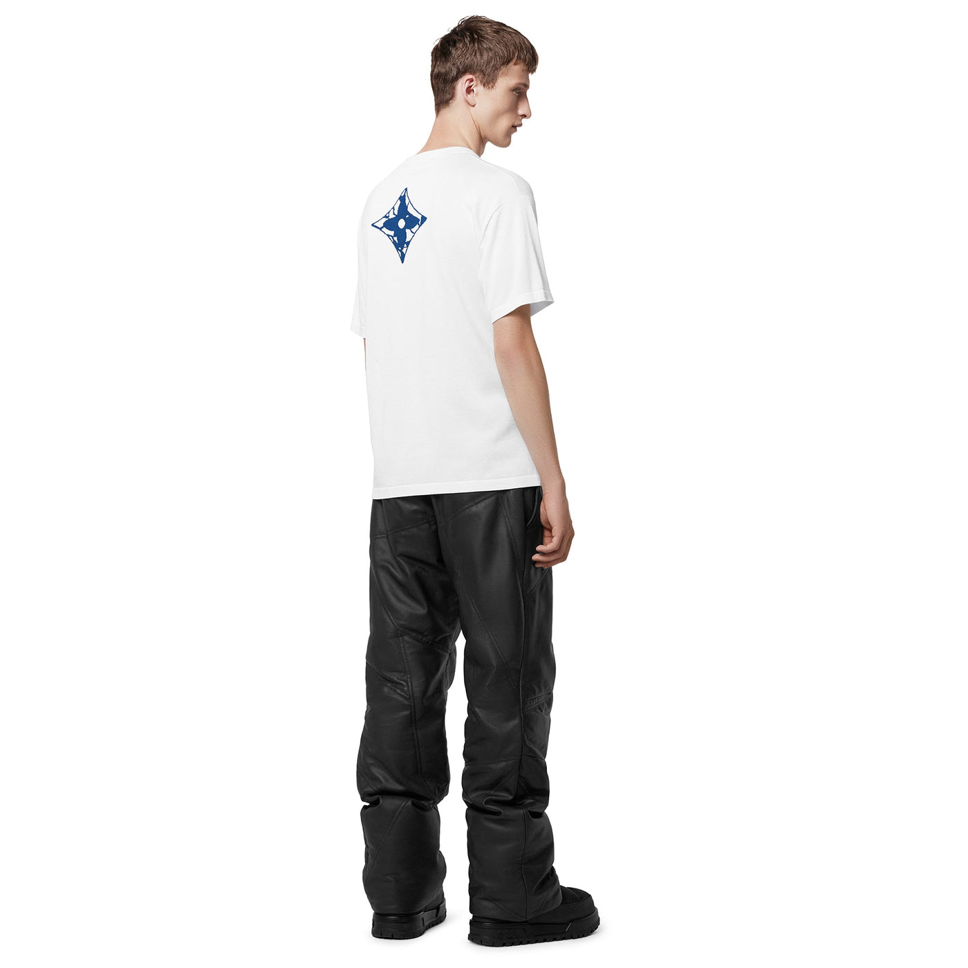 T-Shirt Louis Vuitton Ice Milk Blanc Crewneck T Shirt — vue 4