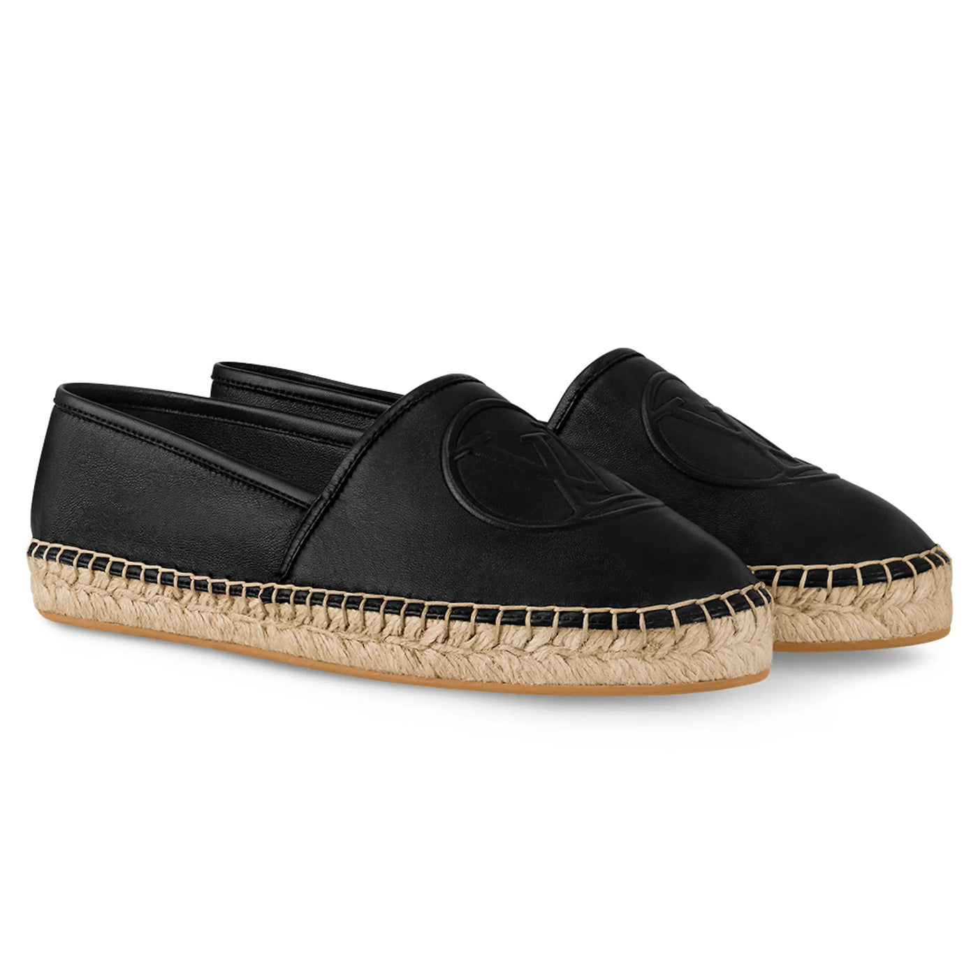 Espadrilles Louis Vuitton Starboard Leather Noir Espadrilles — vue 2
