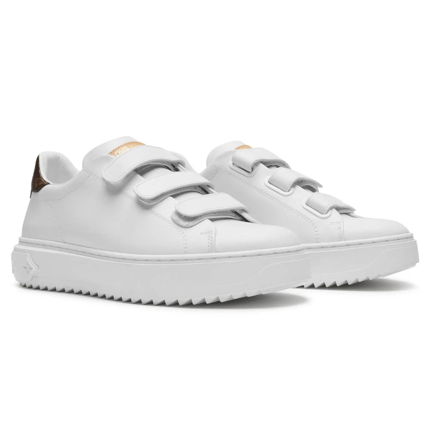 Baskets Louis Vuitton Time Out Strap Blanc — vue 2