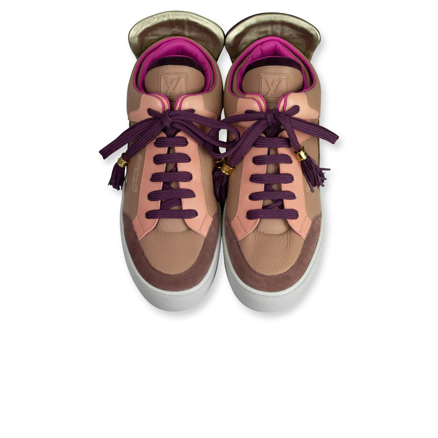 Baskets Louis Vuitton × Kanye West Don Patchwork — vue 4