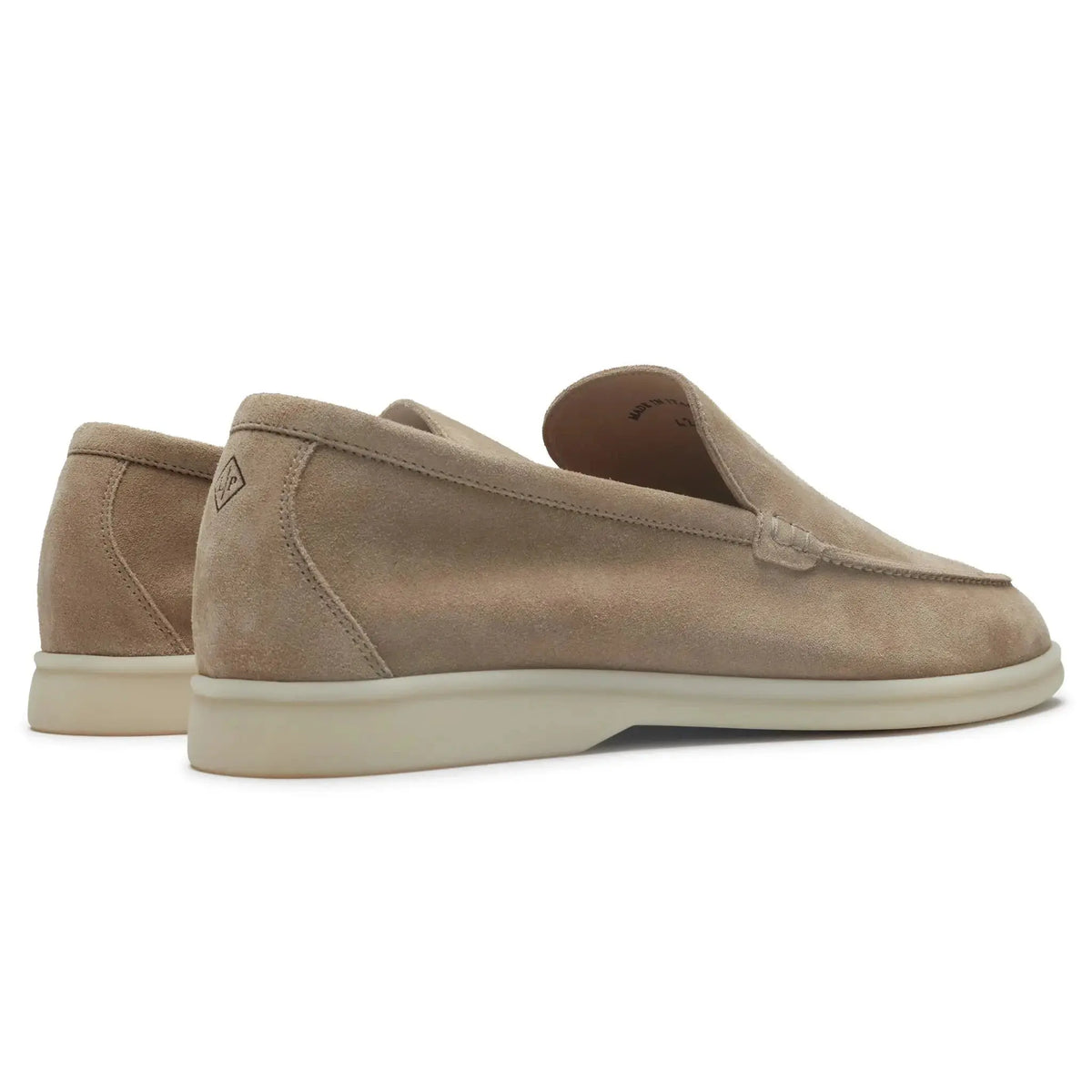 Mocassins Daim — Beige — vue 6 | COMOCLO