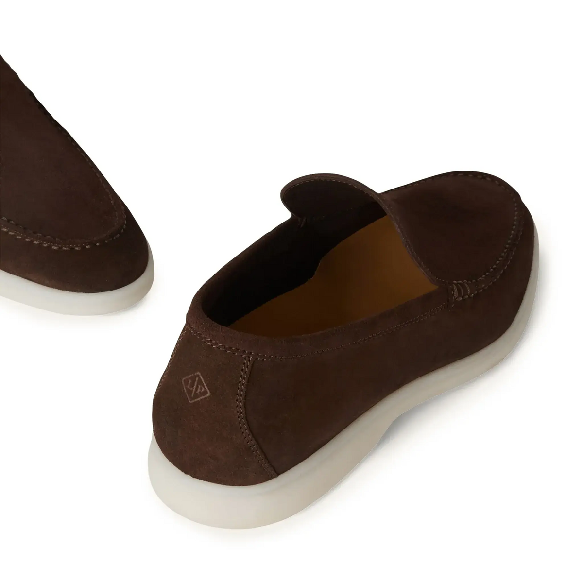 Mocassins Daim — Chocolat — vue 6 | COMOCLO