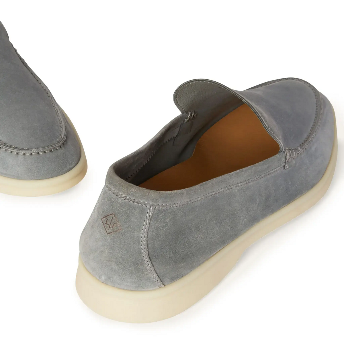Mocassins Daim — Gris Perle — vue 6 | COMOCLO