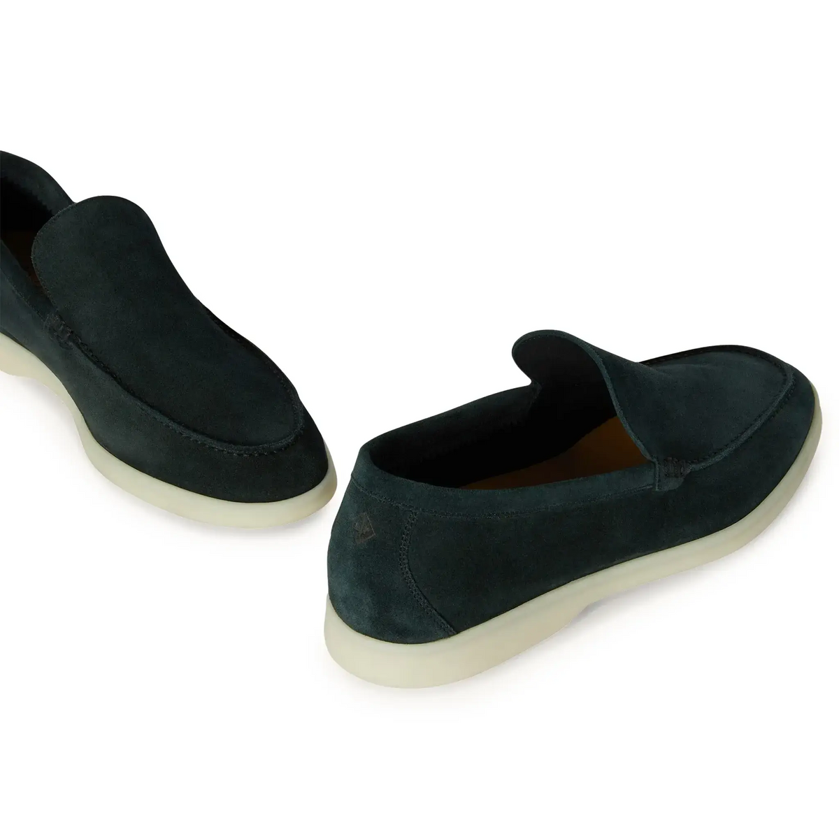 Mocassins Daim — Vert Foncé — vue 6 | COMOCLO