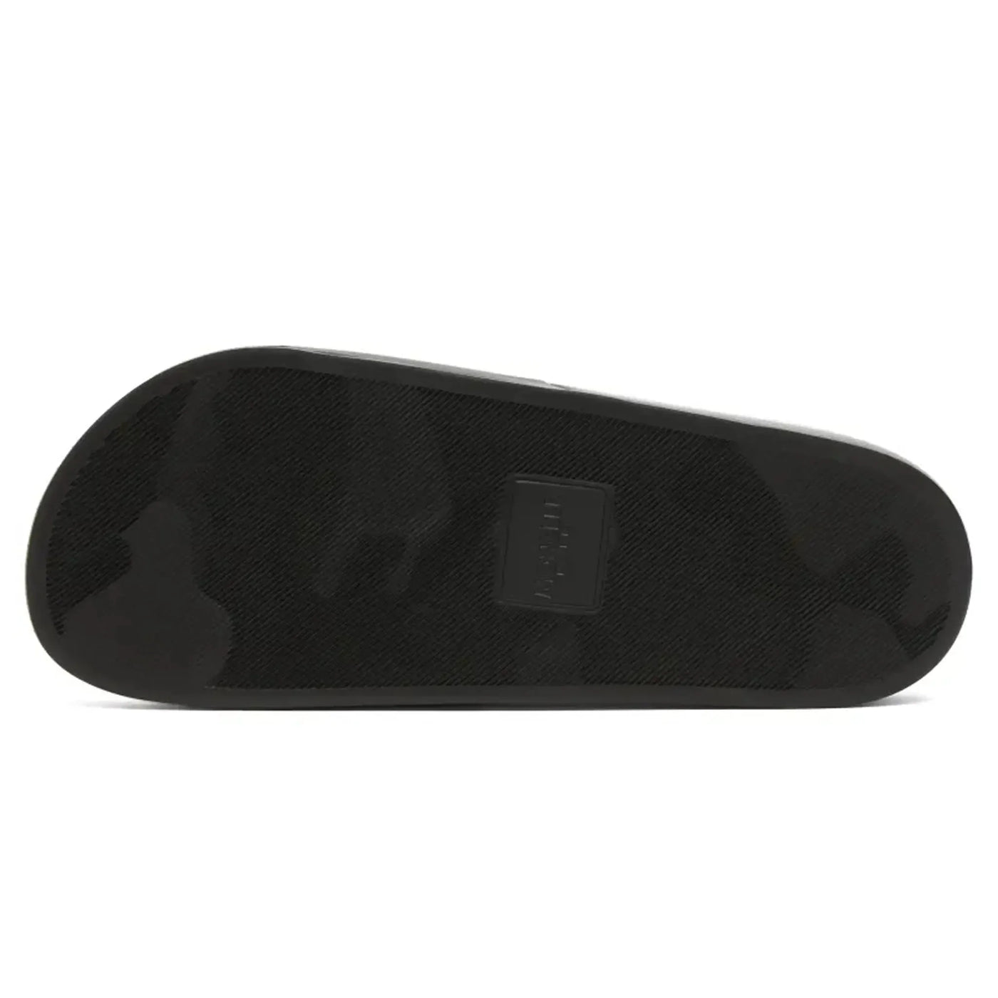 Claquettes Moncler Basile Logo Noir Sliders — vue 3