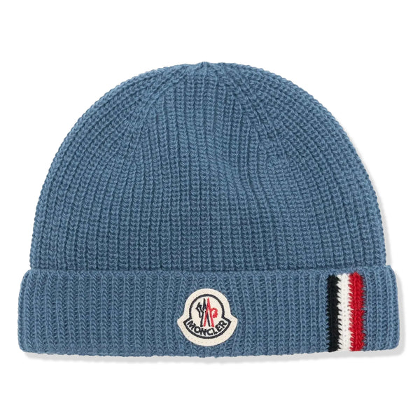 Bonnet Moncler Wool Knit Bleu