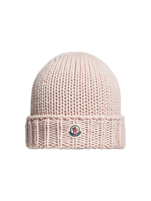 Bonnet Moncler Wool Knit Rose