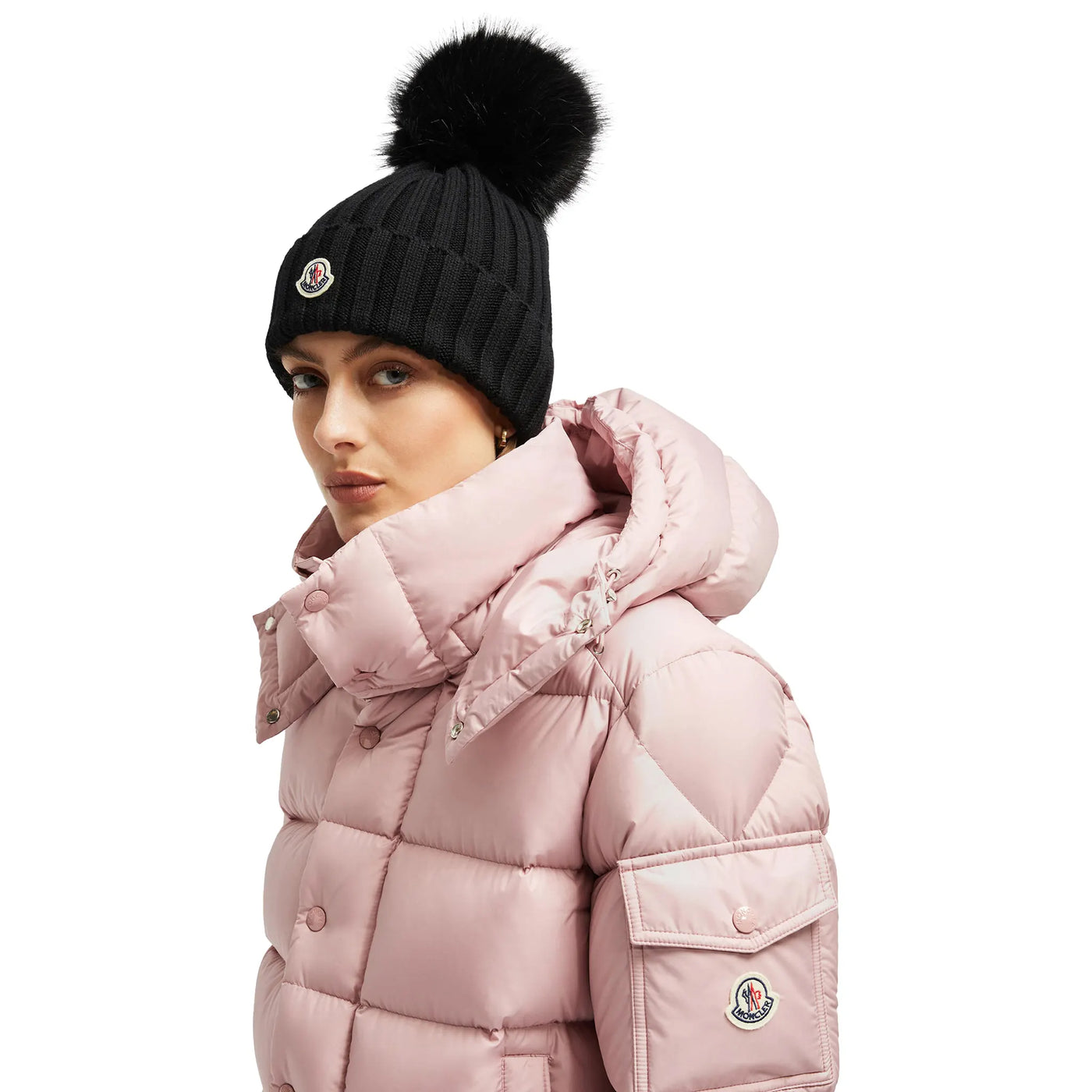 Bonnet Moncler Pom Noir — vue 4