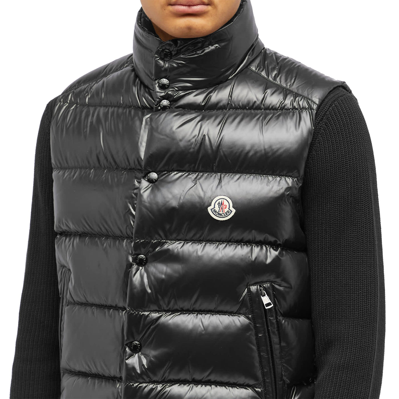 Gilet Moncler Tibb Noir Gilet — vue 5