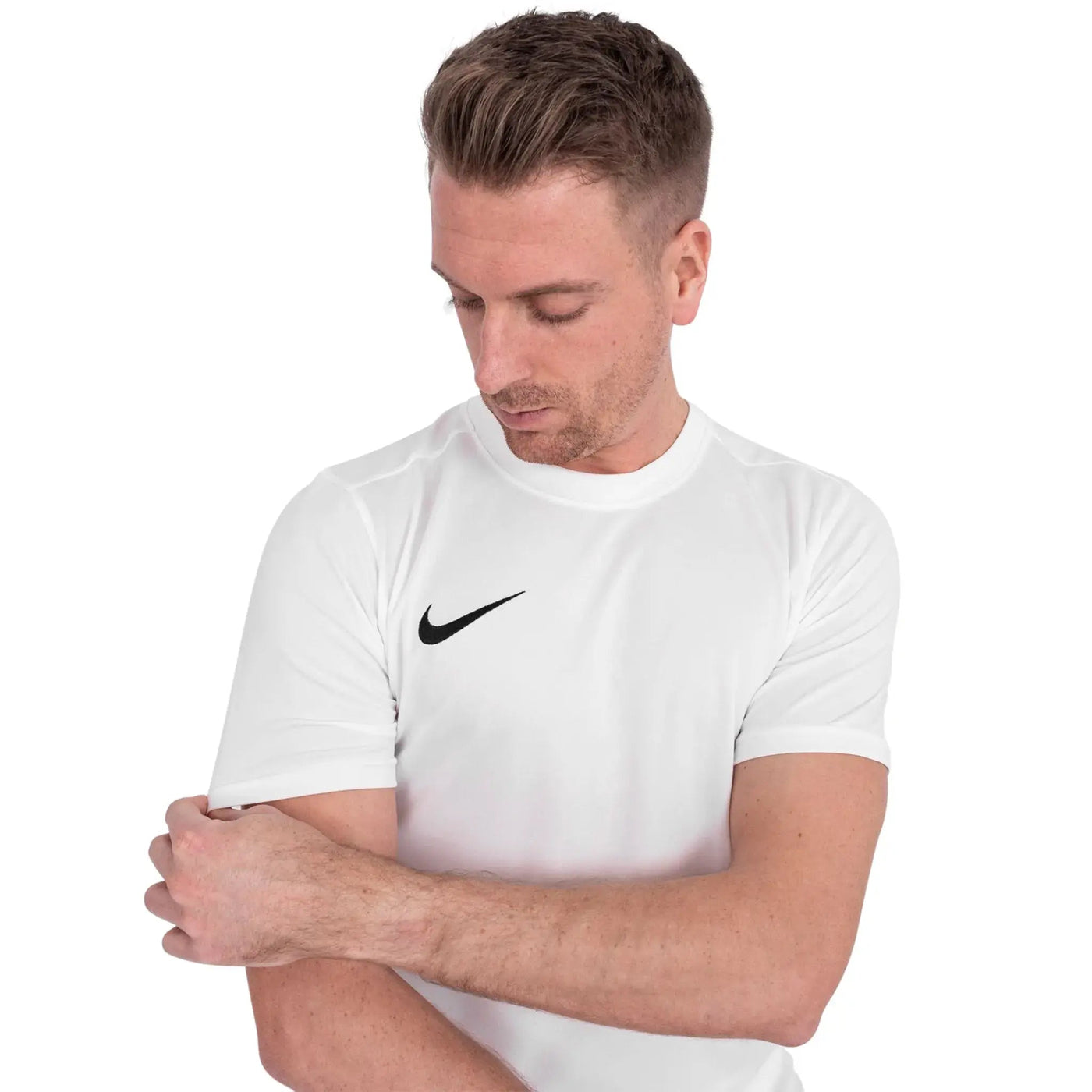 T-Shirt Nike Dri-FIT Park III Blanc Noir T Shirt — vue 5