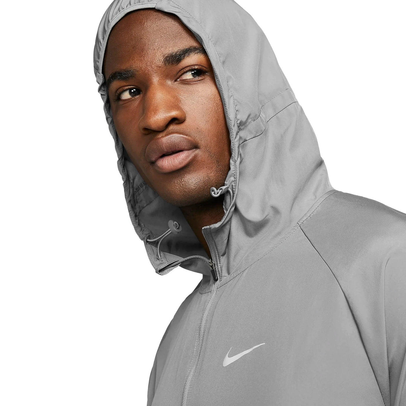 Coupe-vent Nike Miler Repel Challenger Gris Windbreaker — vue 6