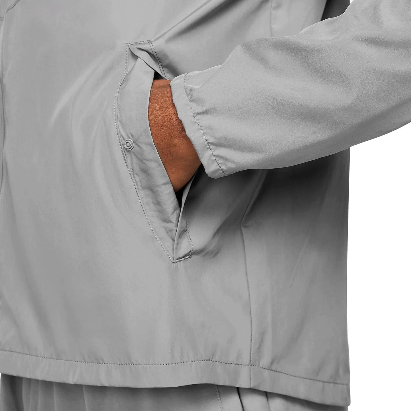Coupe-vent Nike Miler Repel Gris Windbreaker — vue 6