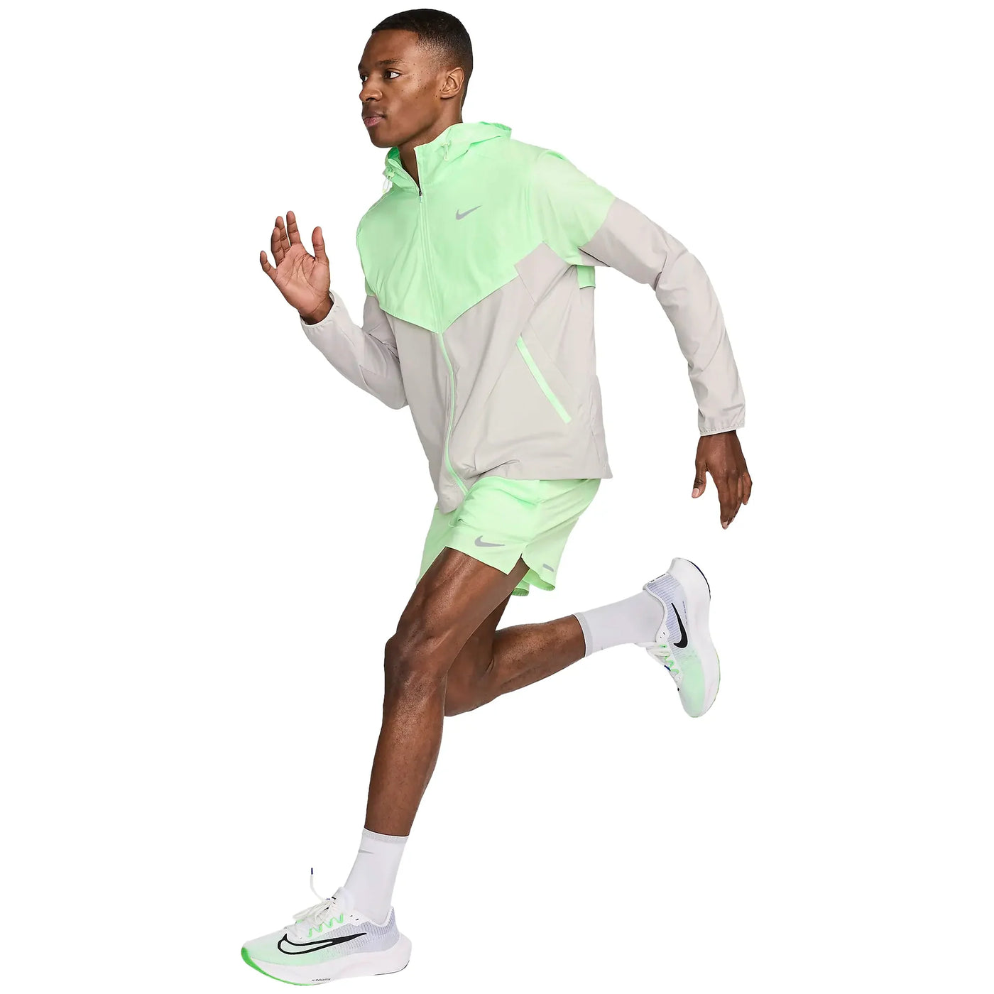 Veste Nike Repel Packable Vapour Vert Clair Iron Ore Windrunner — vue 5