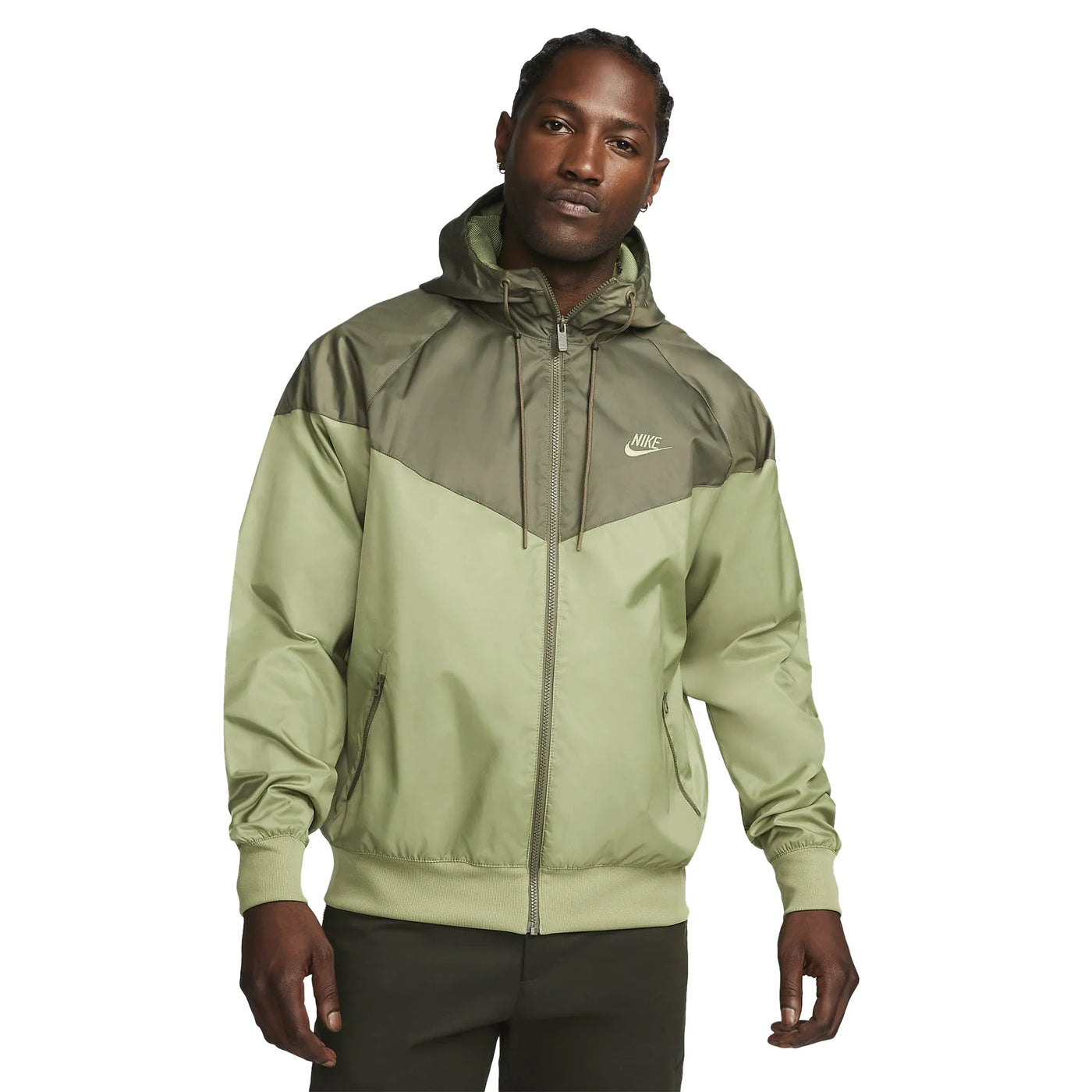 Veste Nike Sportswear Windrunner Vert — vue 3