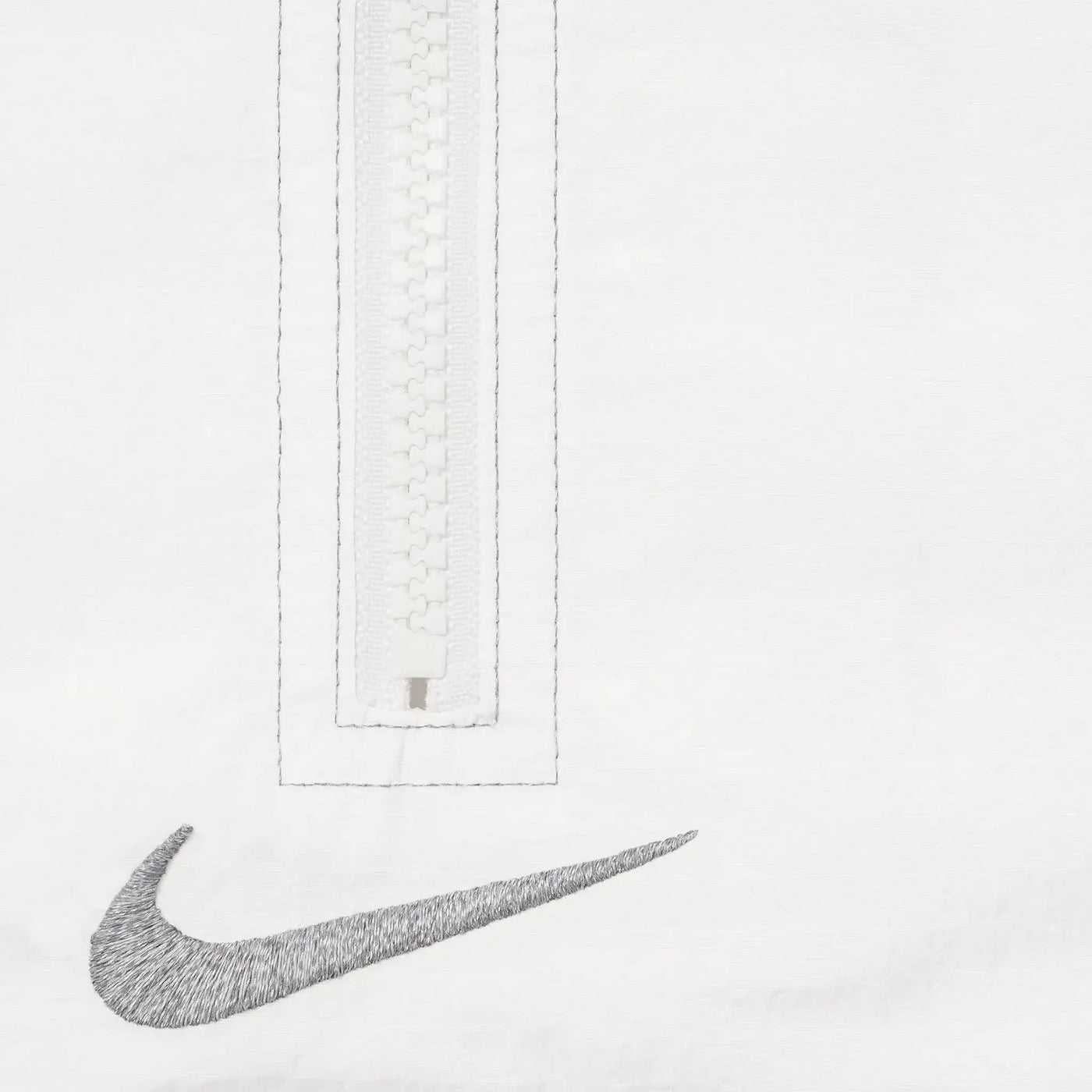 Veste Supreme Nike × Ripstop Blanc Half-zip — vue 3
