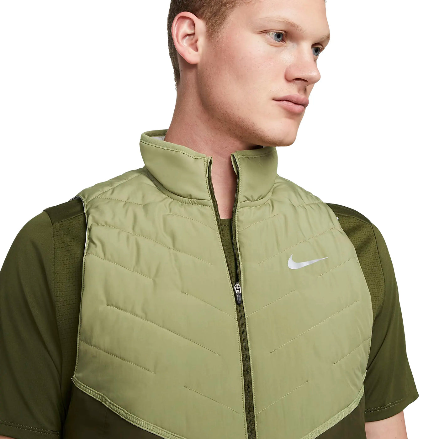 Gilet Nike Therma-fit Repel Vert Gilet — vue 5