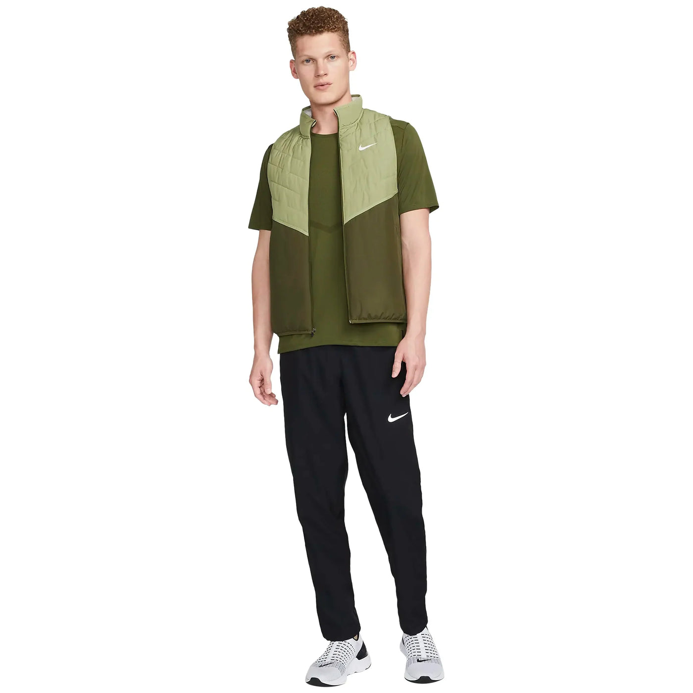 Gilet Nike Therma-fit Repel Vert Gilet — vue 4