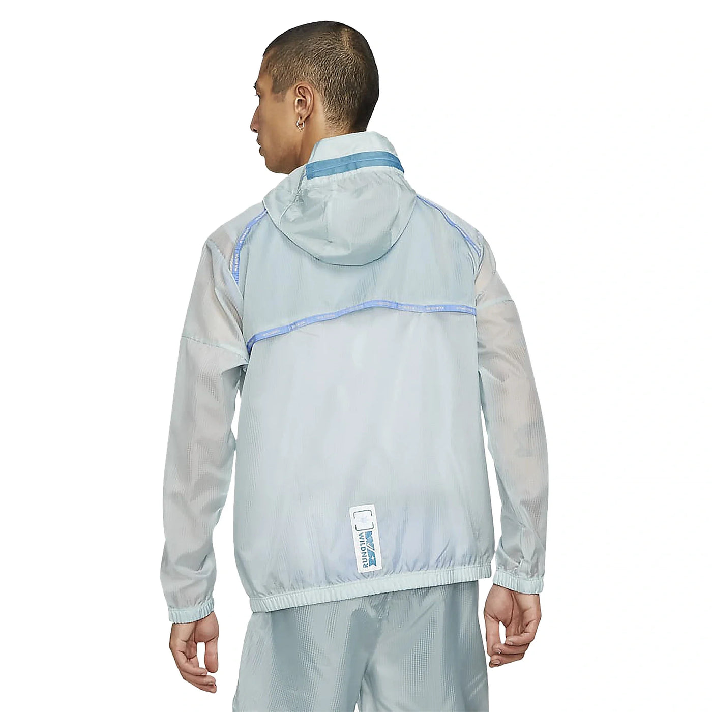Veste Nike Wild Run Windrunner Bleu — vue 3