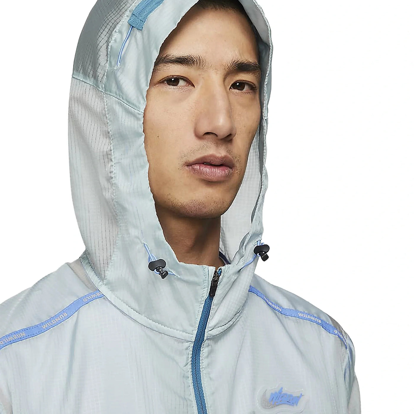 Veste Nike Wild Run Windrunner Bleu — vue 5
