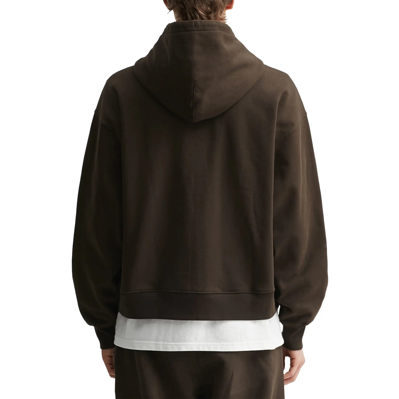 Hoodie Nike × Stussy Fleece Stone Washed Foncé Cinder Zip-up — vue 4