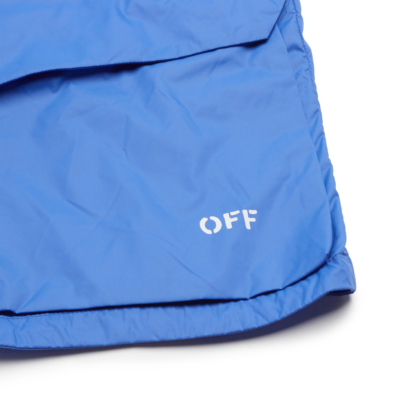 Short Off-White Athletic Cargo Bleu — vue 5