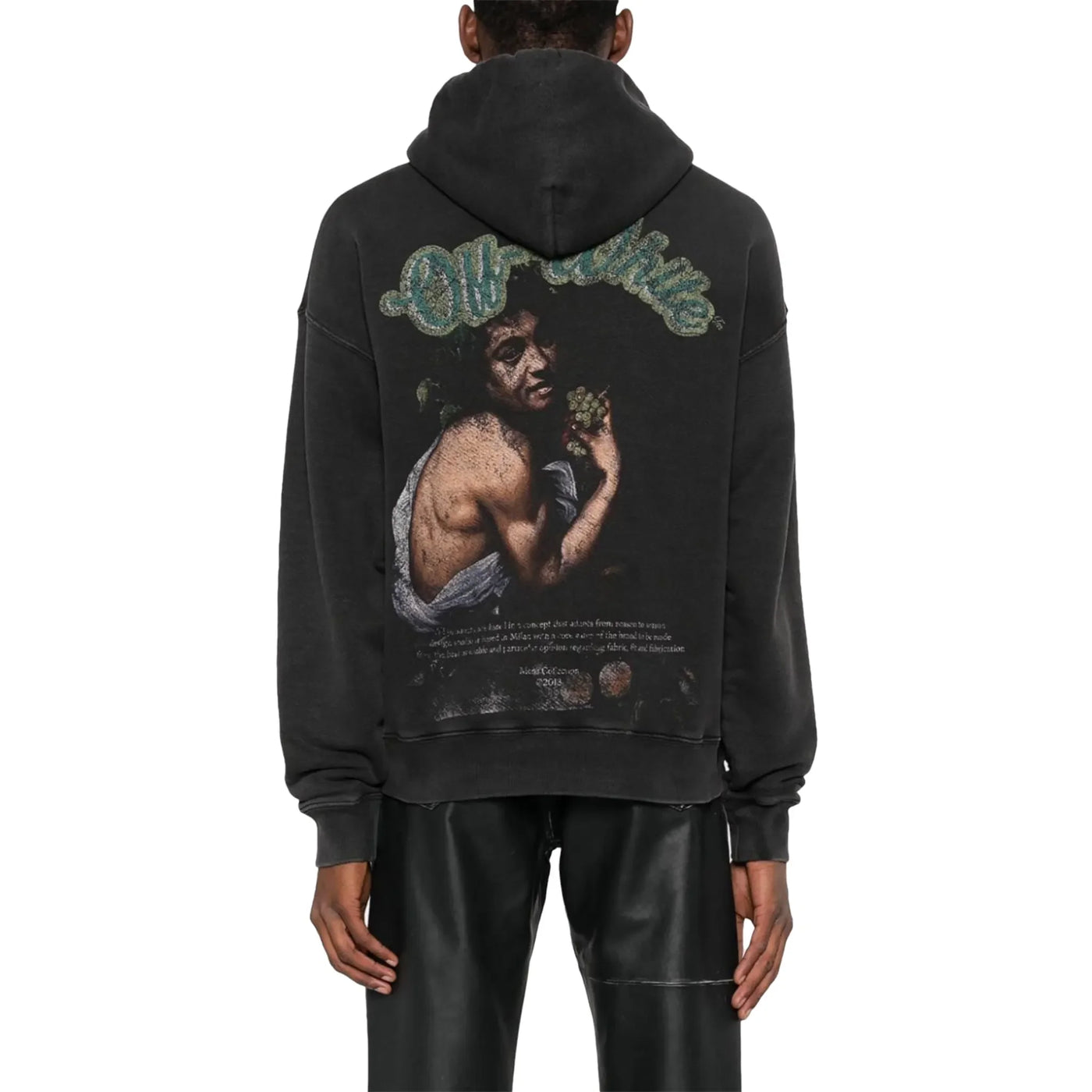 Hoodie Off-White Bacchus Skate Noir — vue 2