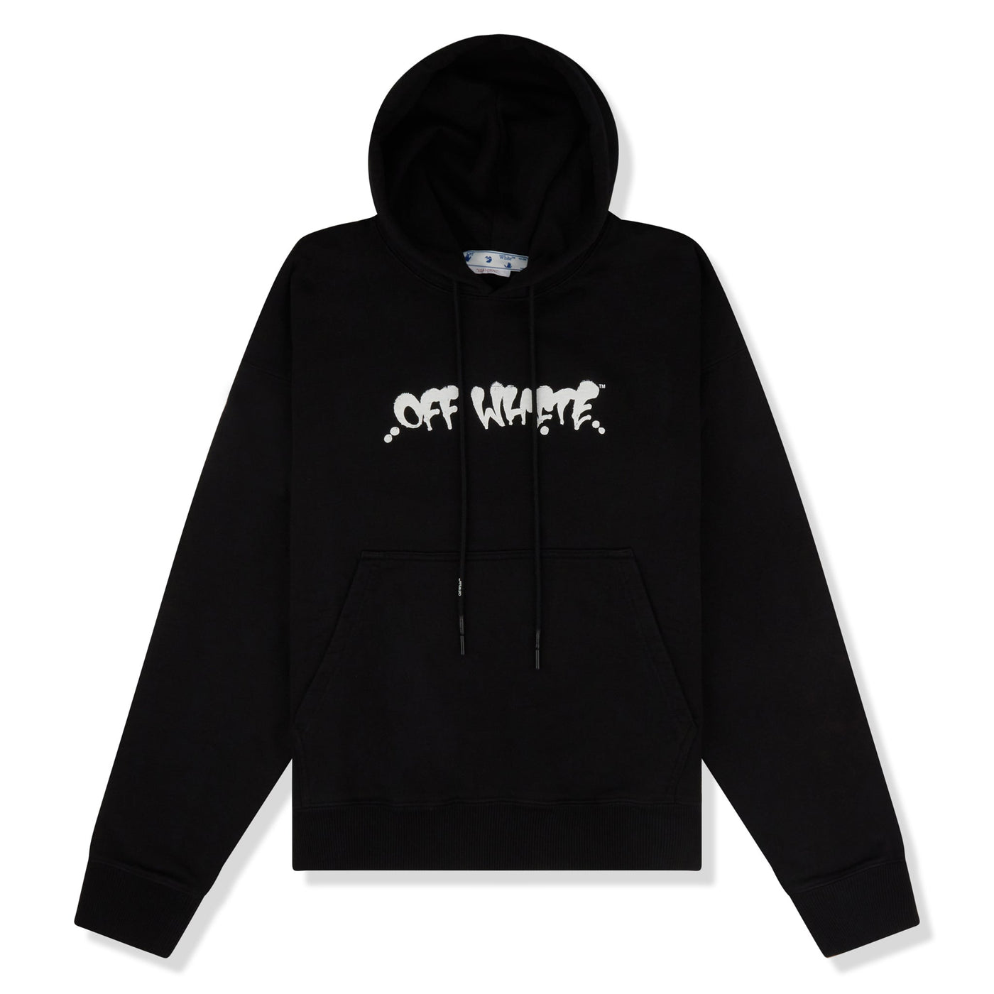 Hoodie Off-White Marker Graffiti Spray Noir