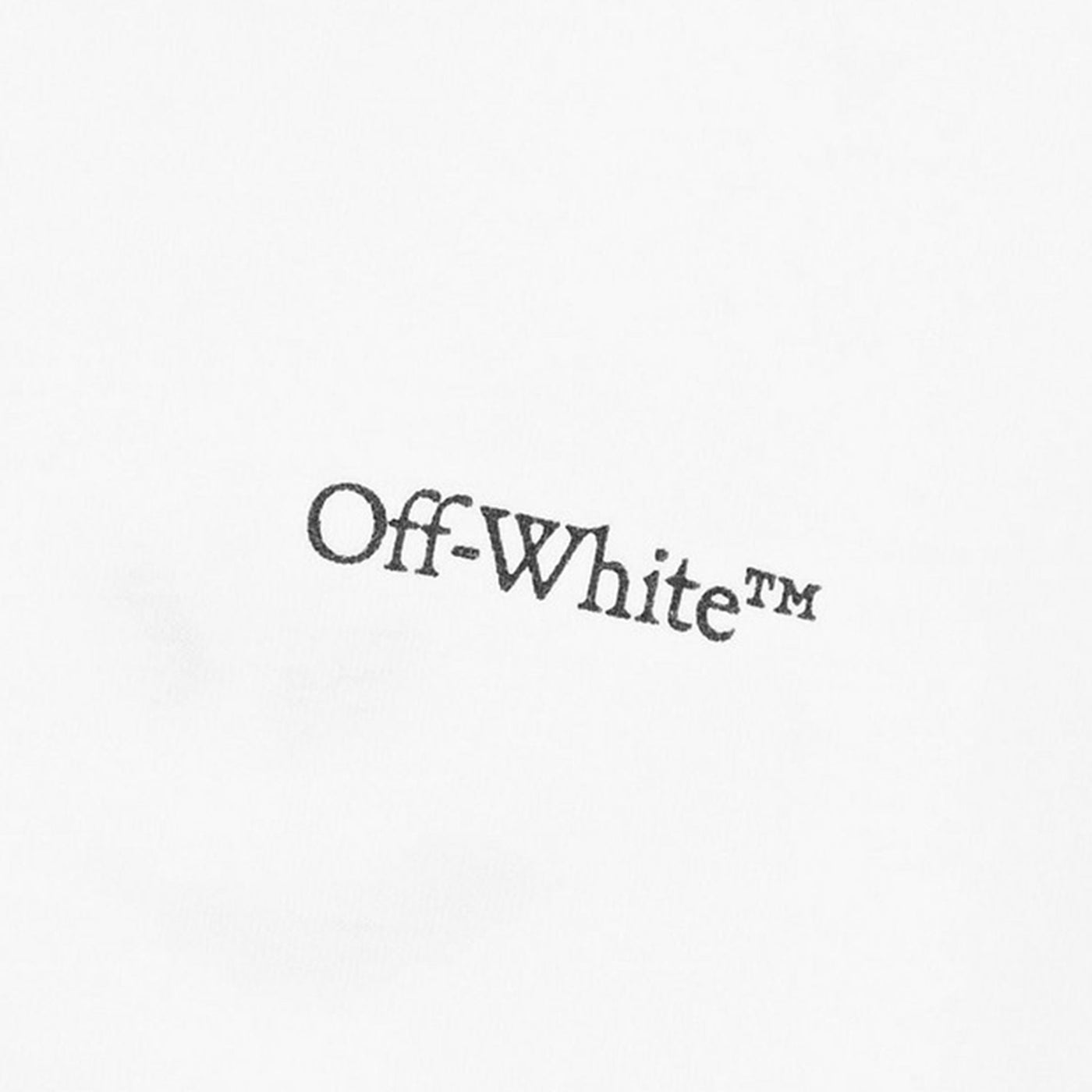 T-Shirt Off-White Waves Diagonals Blanc T Shirt — vue 3