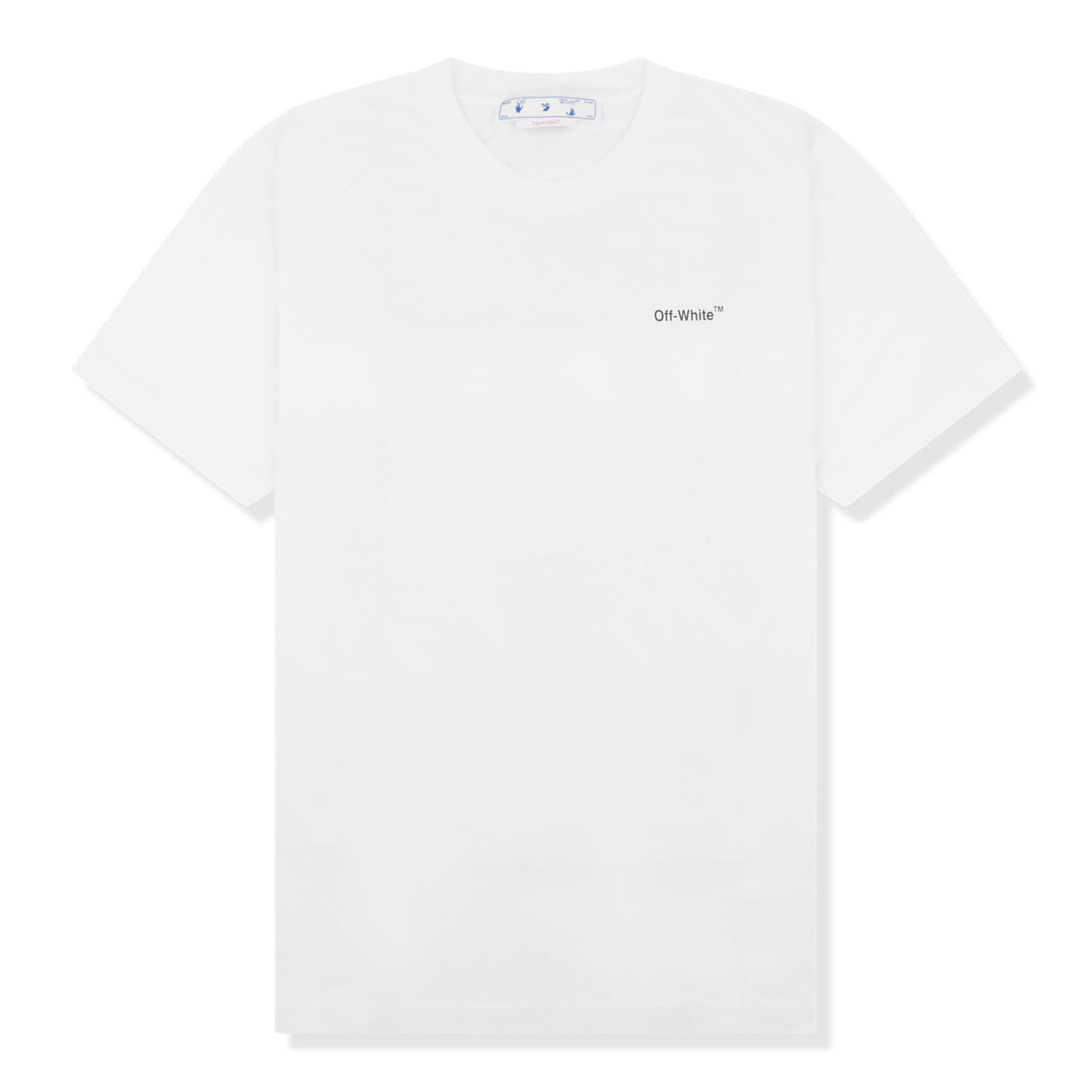 T-Shirt Off-White Waves Diagonals Blanc T Shirt