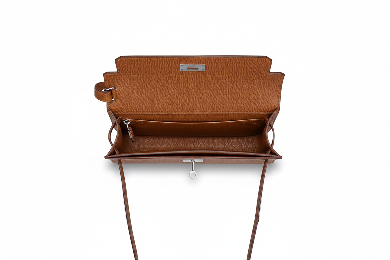 Pochette Cuir — Marron