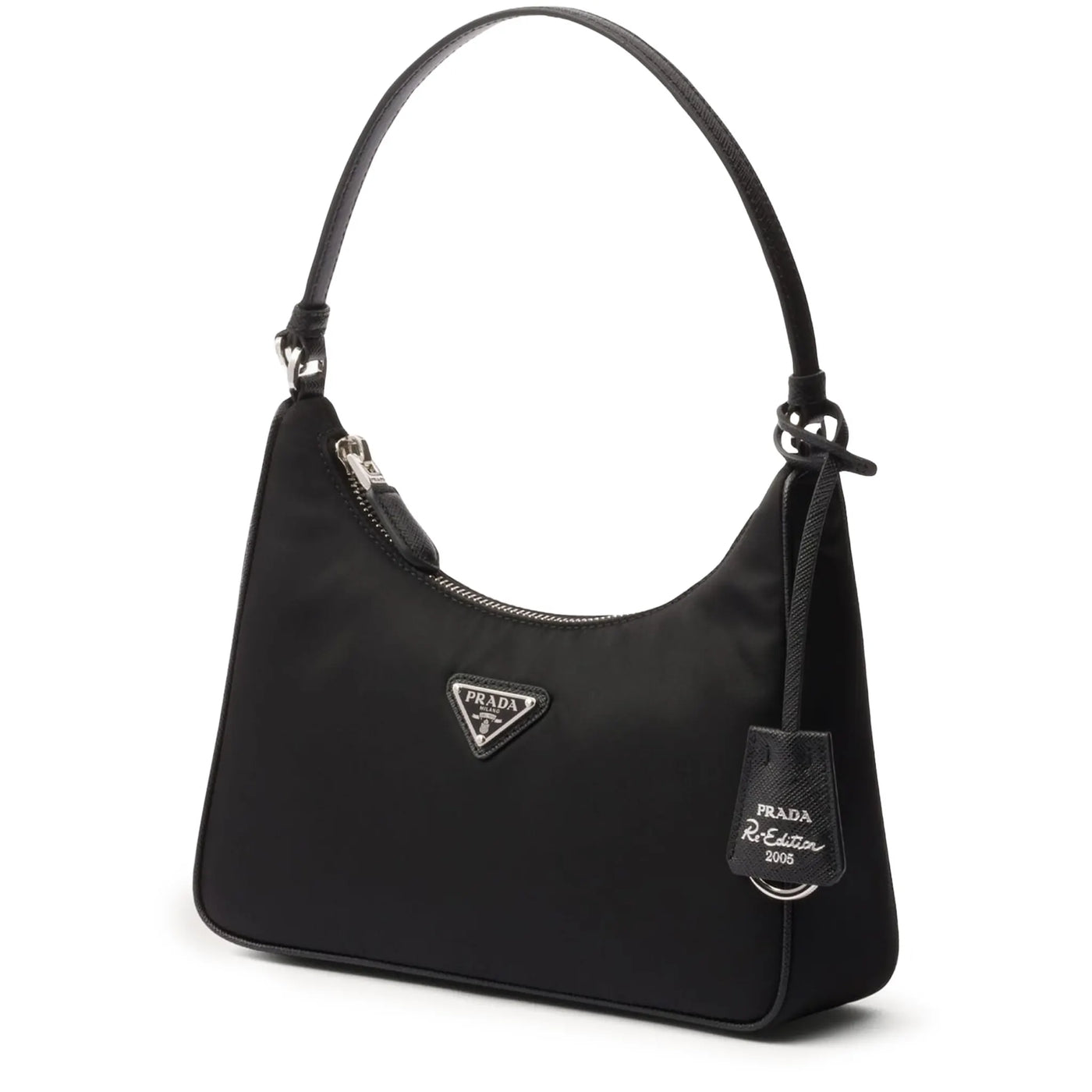 Sac Prada Logo Re-edition 2005 Mini Noir — vue 5