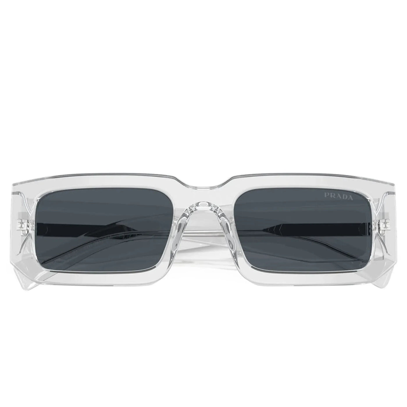 Lunettes de soleil Prada PR 06YS 12R09T Transparent Gris — vue 5