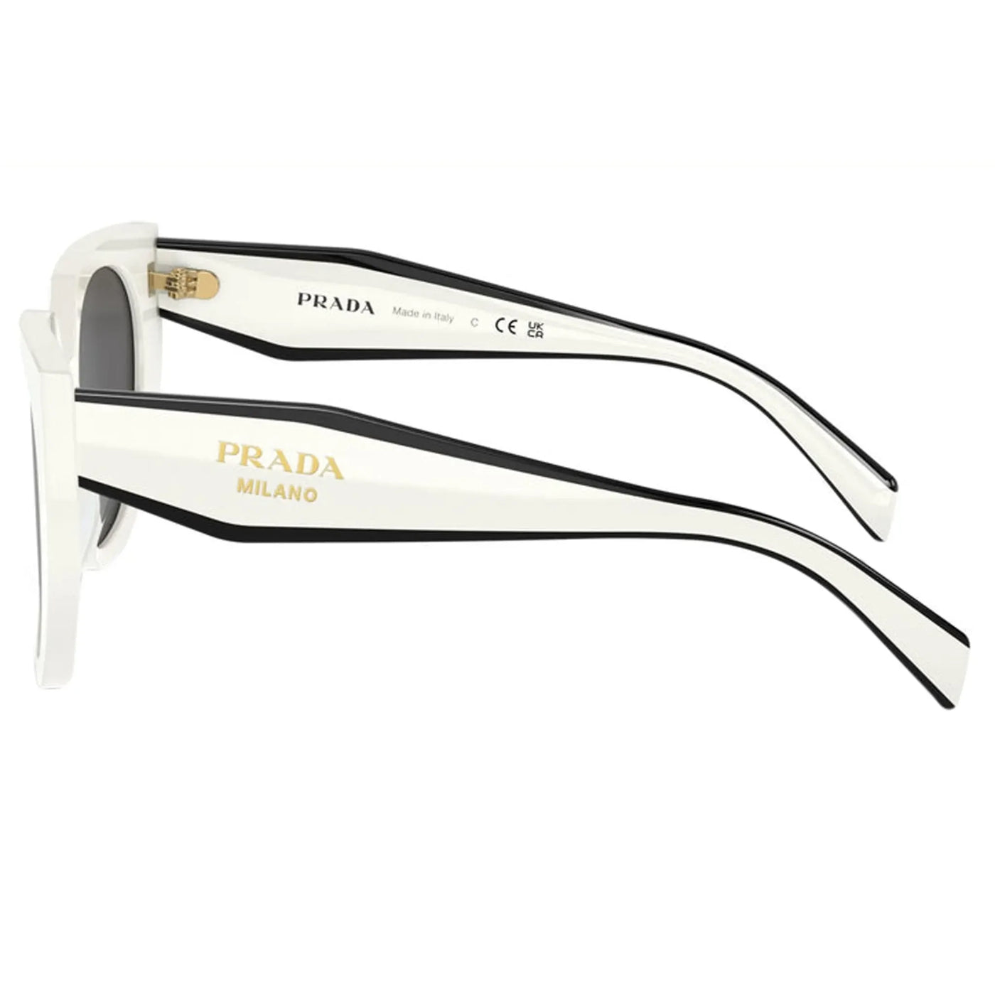 Lunettes de soleil Prada PR 14WS 1425S0 Talc — vue 4