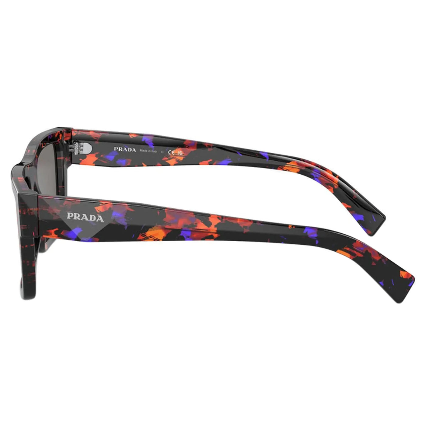 Lunettes de soleil Prada PR 19WS 06V40E Abstract Orange — vue 3