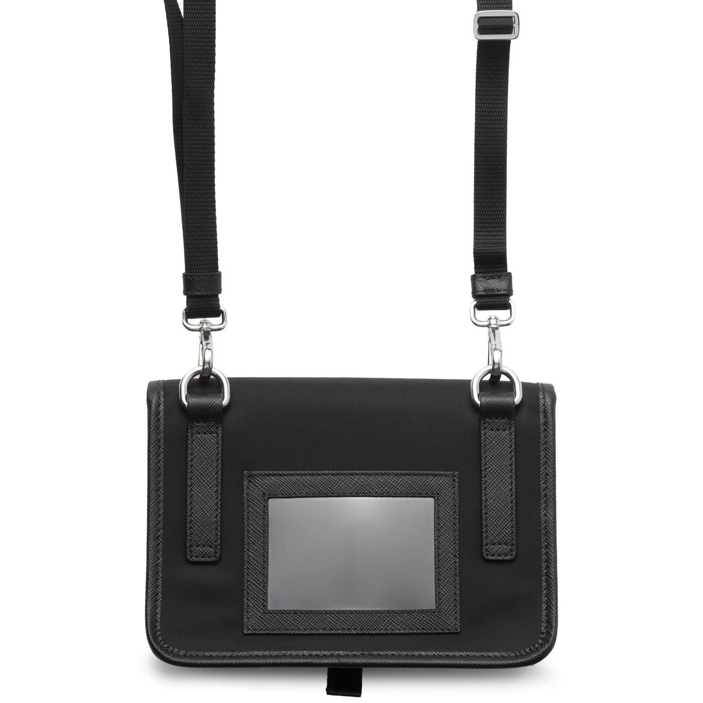 Pochette Prada Re-nylon Saffiano Leather Noir Smartphone Case — vue 2