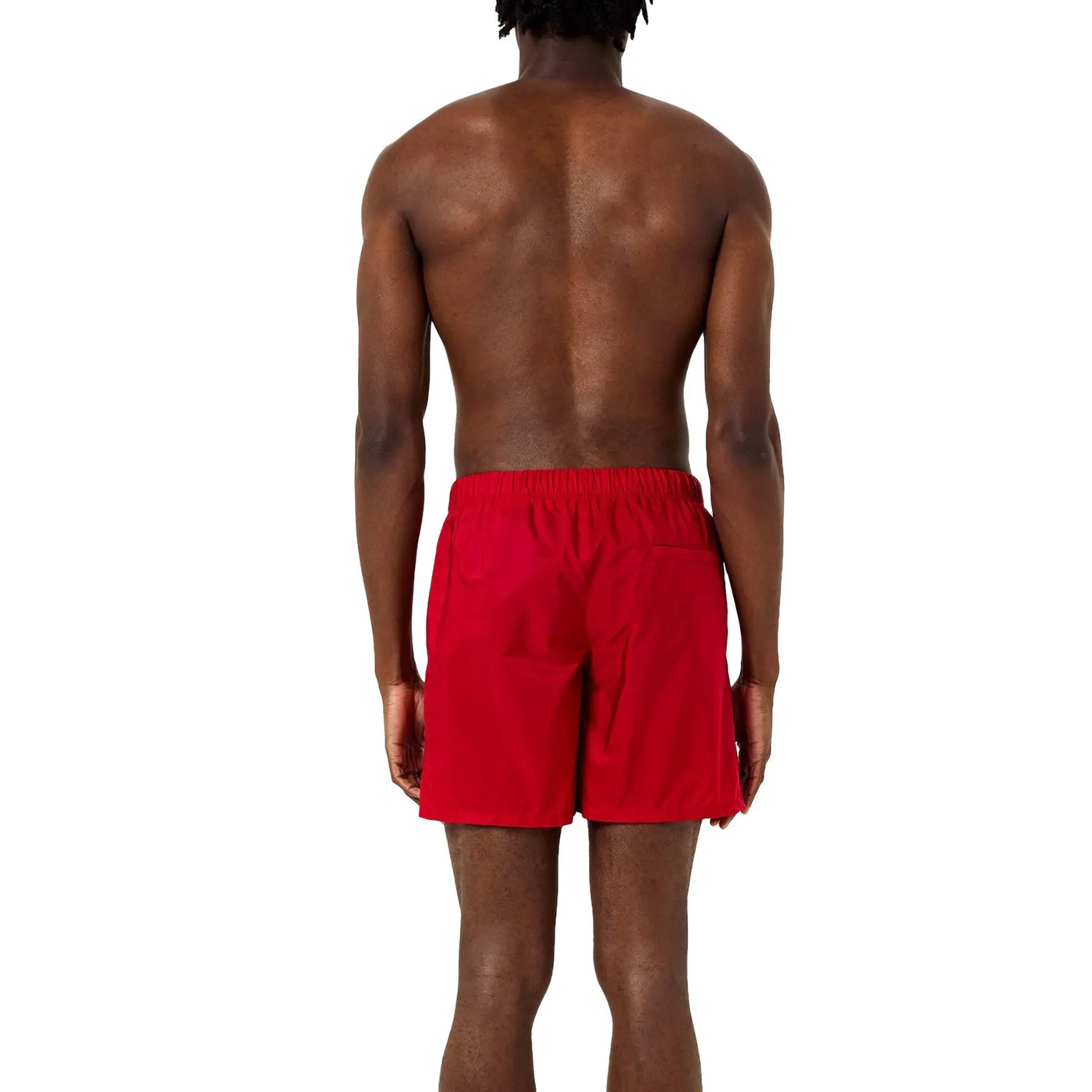 Short Prada Triangle Interlock Rouge Swim — vue 5